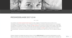 Desktop Screenshot of anderssonmaria.com