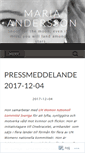 Mobile Screenshot of anderssonmaria.com